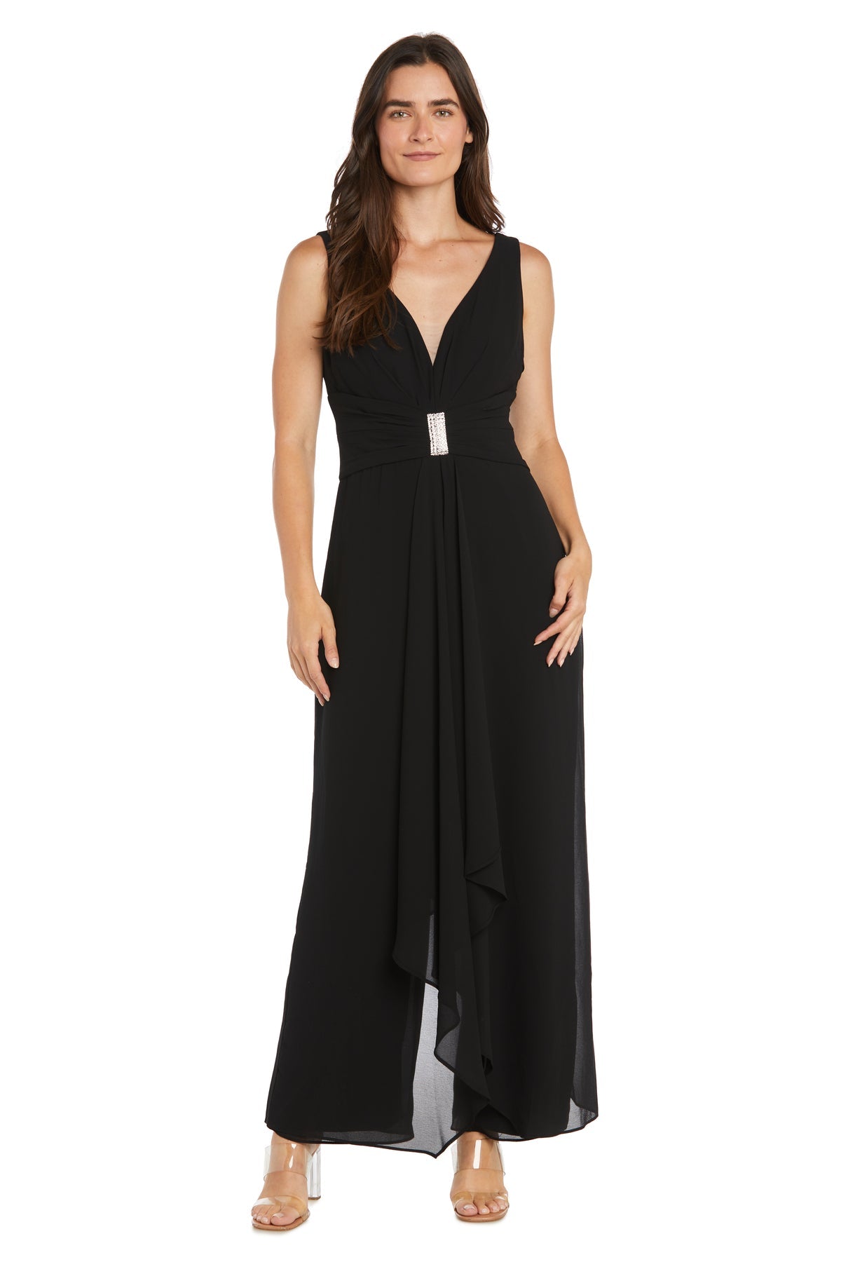 Jumpsuit Long Sleeveless Pant Jumpsuit Black