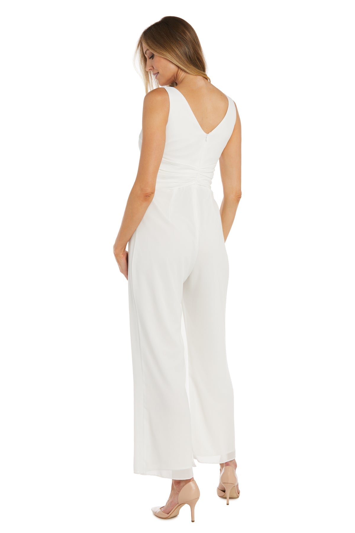 Jumpsuit Long Sleeveless Pant Jumpsuit Ivory