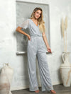 Jumpsuit Long Winged Jumpsuit Silver