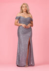 Formal Dresses Long Mermaid Sequin Formal Party Dress Charcoal