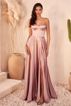 Prom Dresses A Line Prom Long Dress Mauve