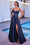 Prom Dresses A Line Prom Long Dress Navy