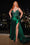 Prom Dresses Long Fitted Plus Size Prom Dress Emerald