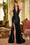 Prom Dresses Prom Long Fitted Metallic Gown Black