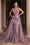 Formal Dresses Long Formal Glitter Overskirt Gown Dusty Mauve