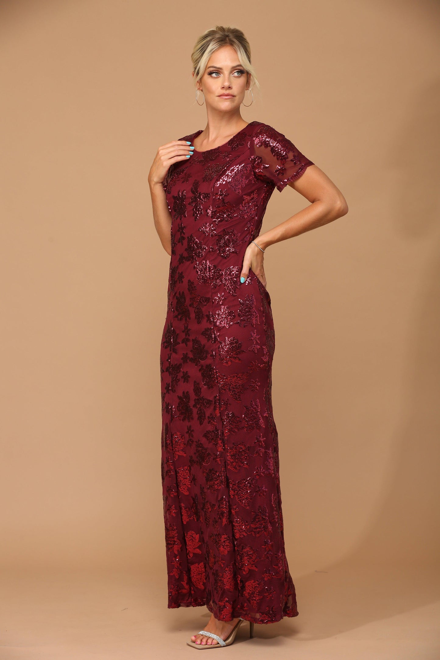 Mother of the Bride Long Formal Evening Dress