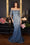 Formal Dresses Off Shoulder Formal Dress Smoky Blue