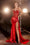 Prom Dresses Long Formal Spaghetti Strap Fitted Prom Dress Red